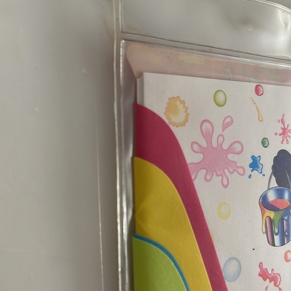 Vintage Lisa Frank Paper Pack-It stationary set of Panda bear painter - Picture 3 of 4